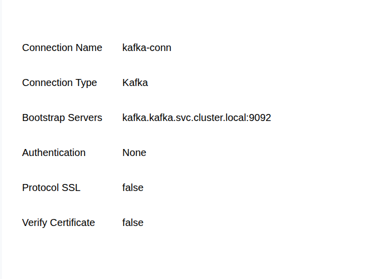 KafkaConnectionDetails