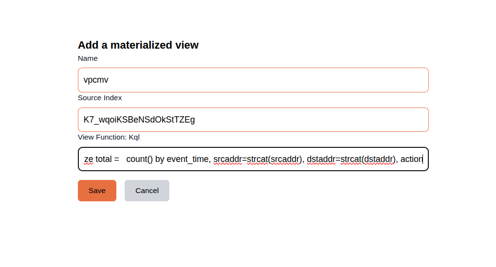 MaterializedView